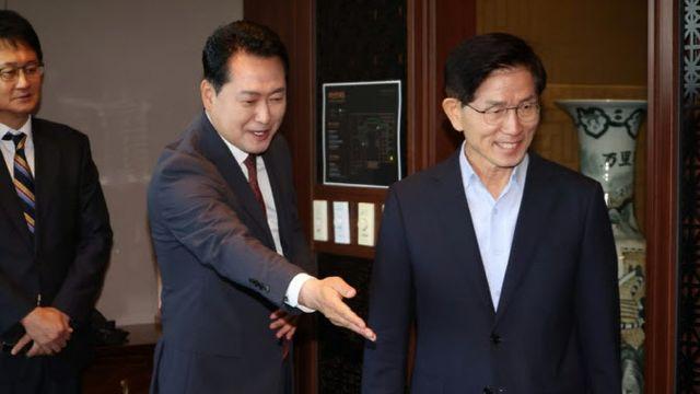 장동혁, 김문수와 오찬 “당 상황 어렵다”…“잘하고 계시다”