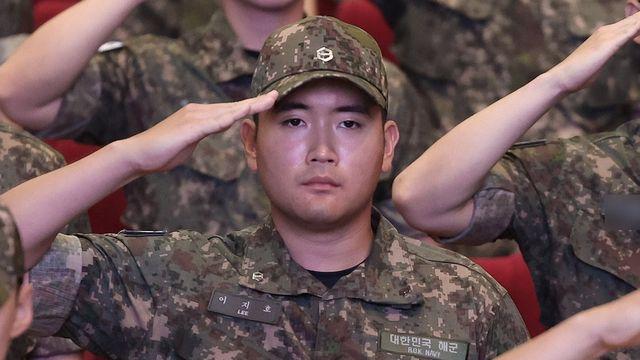 '눈빛 달라졌다'…이재용 장남 이지호, 해군 장교 '첫걸음'