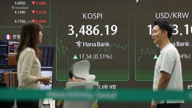 [마감시황] 3500선 코앞…엔비디아·애플 강세에 코스피, 사상 최고치 또 갈아치워
