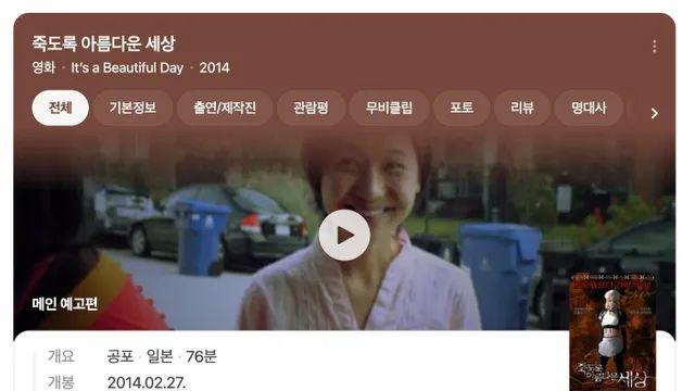 관객수가 단 2명인 영화