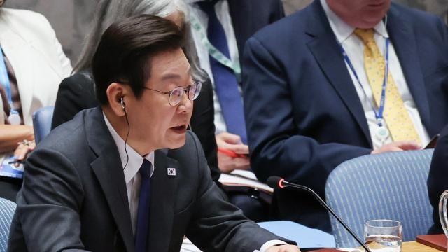 李, 한국 대통령 최초 유엔 안보리 토의 주재