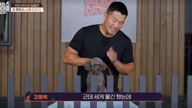 강형욱, '입질견' 늑대 2호에 물려 피 철철…