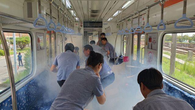 부산교통공사, '시민 안전' 열차 화재 대비 비상 대응 훈련 실시