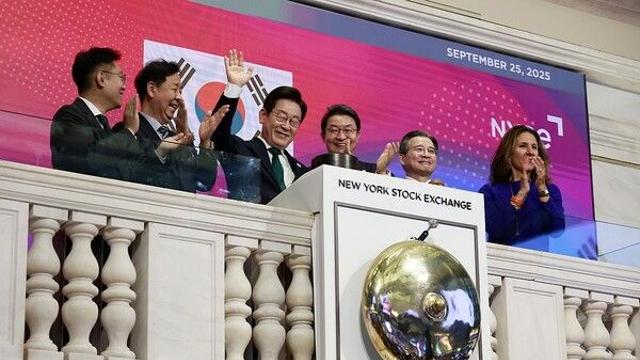 이재명 대통령, 뉴욕증권거래소서 '코스피 5000 시대' 비전 제시