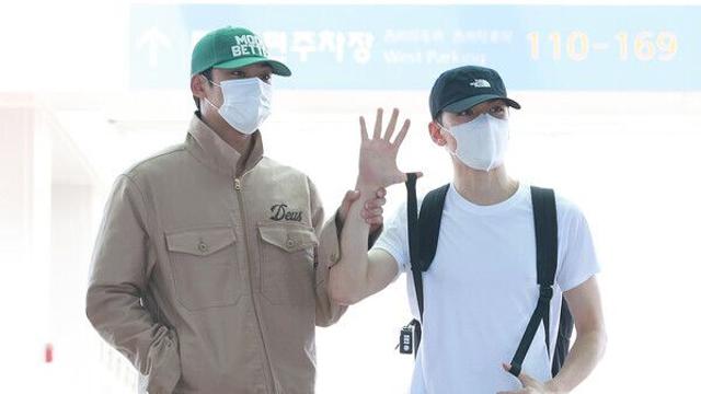 [NC포토] 세븐틴 민규·버논, 사이좋은 힙합 라인