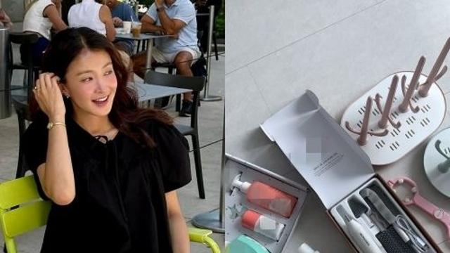 '임신 8개월' 이시영, 둘째 출산 앞두고 육아용품 준비 시작…설레는 마음 [★해시태그]