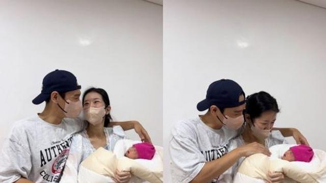 김지혜♥최성욱, 응급 출산 18일만 첫째 퇴원…