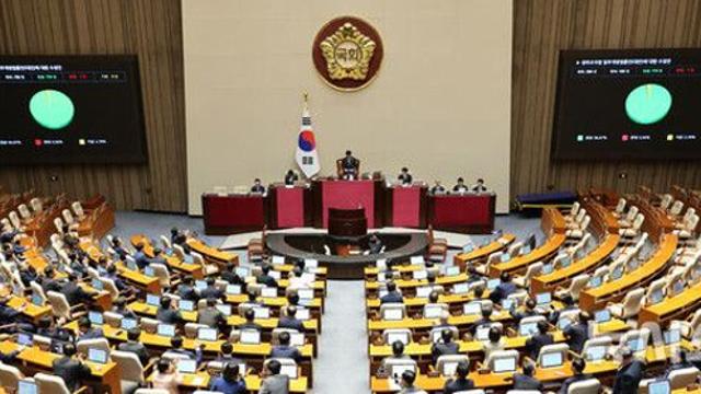 '검찰청 해체' 정부조직법 개정안, 국회 본회의 통과…방통위설치법 필버 돌입(종합)