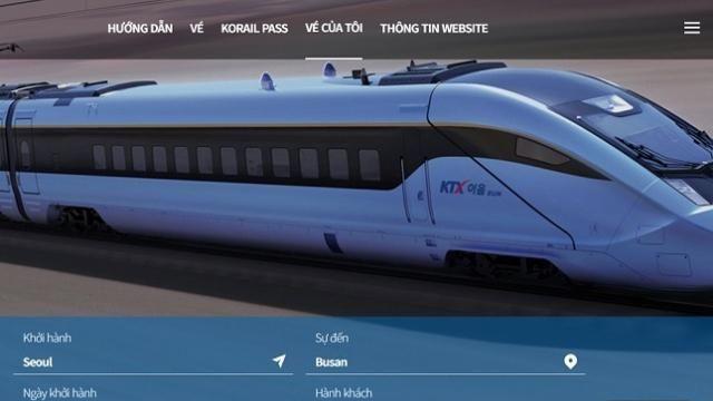 KORAIL mở rộng dịch vụ đa ngôn ngữ trên website trước thềm APEC