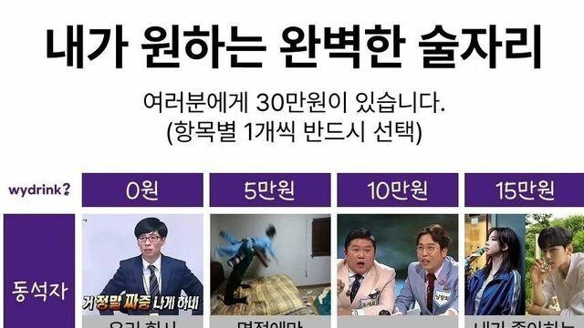 30만원으로 완벽한 술자리 만들기