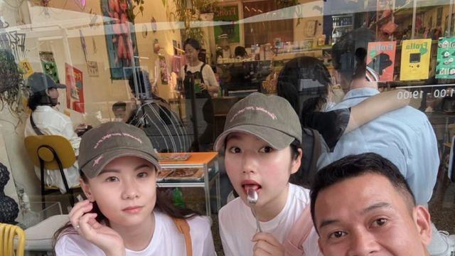 '커플 인정?' 한지은-옌니, 커플모자 쓰고 닮은꼴 미모 자랑