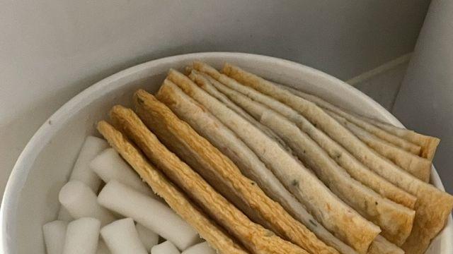 직접 기른 대파로 만들었다는 떡볶이