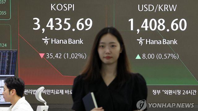 트럼프 '3천500억달러 선불' 으름장에…환율 1,410원대로 껑충
