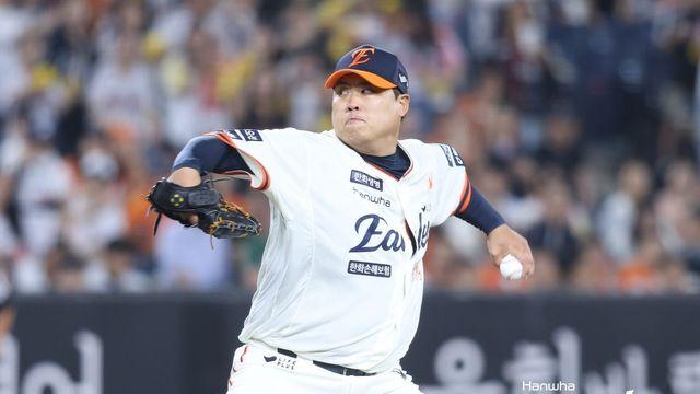 한화 류현진, 6이닝 1실점 호투하고도 시즌 10승 사냥 실패