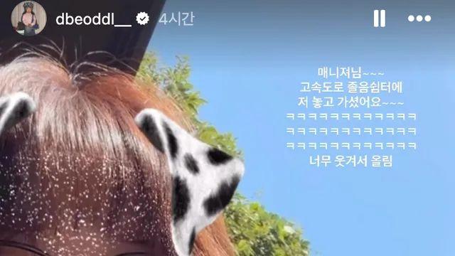 고속도로에서 미아가 된 연예인