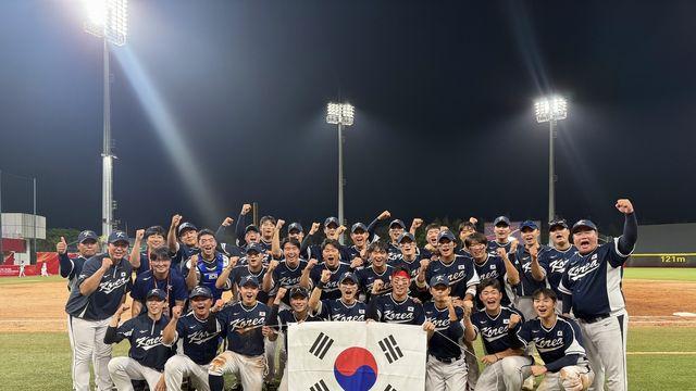 한국, 아시아야구선수권서 10년 만에 일본 제압…중국과 3-4위전