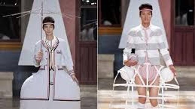 난해한 패션의 세계.