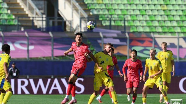 아! 오프사이드…한국, U-20 월드컵 1차전서 우크라에 1-2 석패