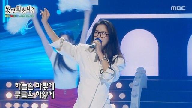 솔라, '놀뭐' 서울가요제서 4단고음 폭발…MC 김희애 특급칭찬