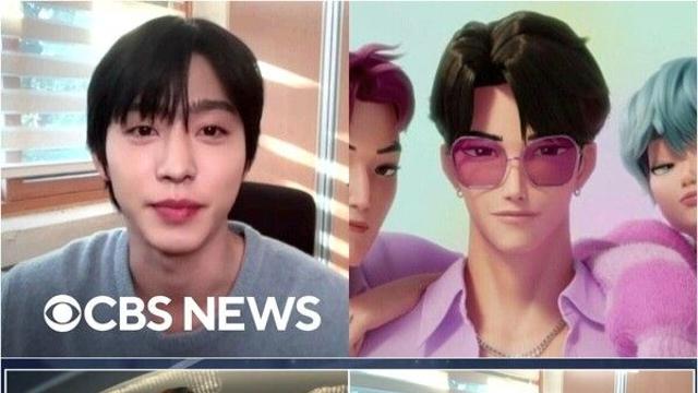'케데헌' 광풍에 안효섭, 美 CBS 뉴스 생중계 출연…