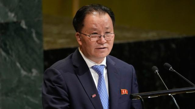 北외무성 부상, 유엔연설서 