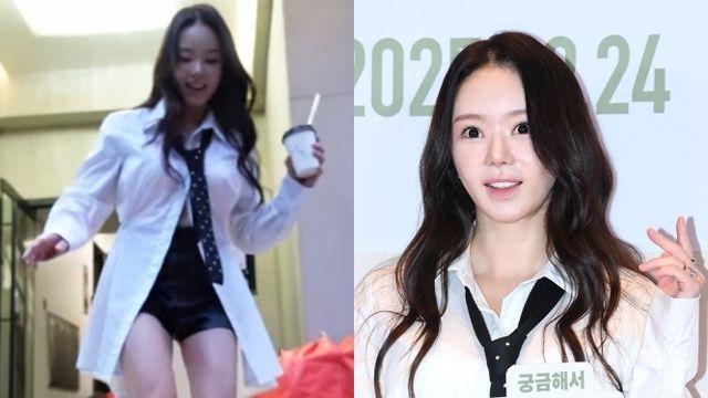 서우, '6년 공백'에 어색한 힐…