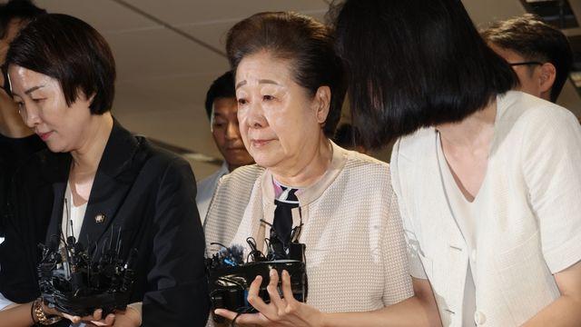 김건희특검, 통일교 한학자 총재 소환…구속 후 두번째 출석