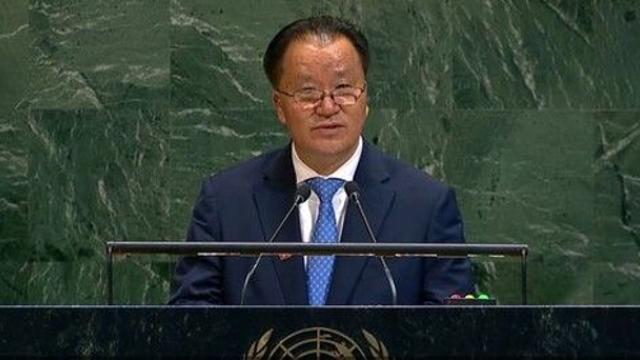 北, 7년만 유엔 고위급 파견 연설……