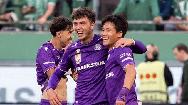 축구 국가대표 측면 수비수 이태석, 오스트리아 리그 데뷔골