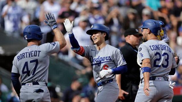 김혜성, MLB 정규시즌 최종전서 3호 홈런…오타니는 55호포
