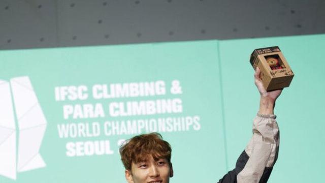 스포츠클라이밍 이도현, 서울 세계선수권 볼더링 동메달