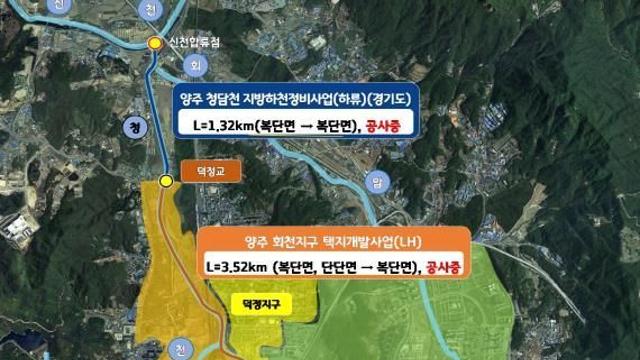 경기도, 양주 청담천 3.93km 정비 착공… 홍수 방어력 대폭 강화