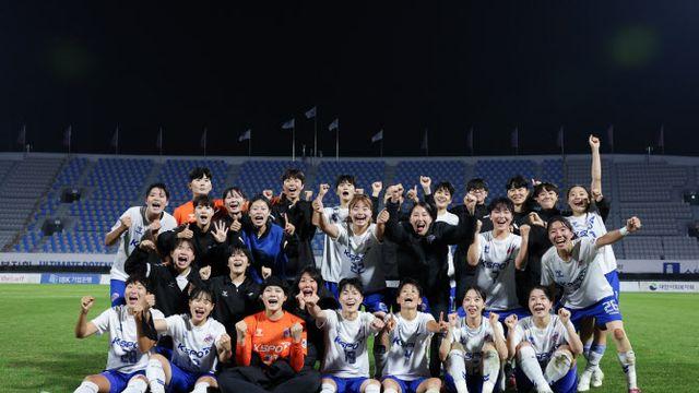 화천KSPO, WK리그 정규리그 우승 확정... 11월 1일부터 PO 돌입