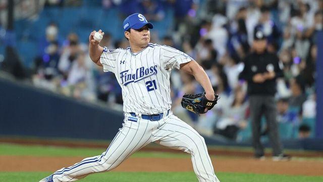 '파이널 보스' 오승환, 은퇴식 앞두고 삼진으로 현역 마무리… 삼성 선수단·최형우 폴더 인사