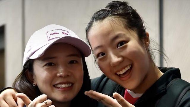 탁구 신유빈, 영혼의 단짝 전지희와 베이징서 깜짝 '재회'