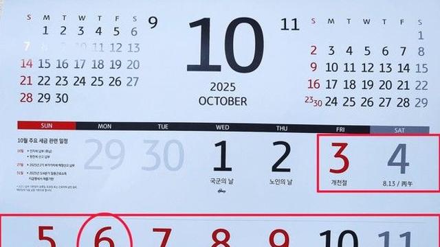 '국군의 날' 빨간날 쉬나요? 노동절 등 임시공휴일 지정 총정리