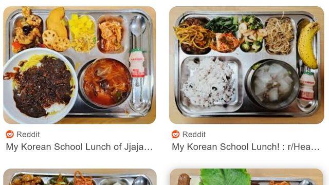 한국 학교 급식은 이미 레딧에서도 유명
