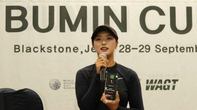 이동국 딸 재아, 테니스 접고 골프대회 첫 우승 “눈물이 핑”