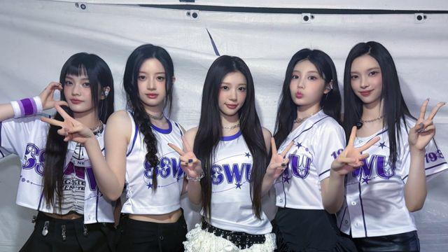 아일릿, 폭우 속 대학축제…열정적 퍼포먼스