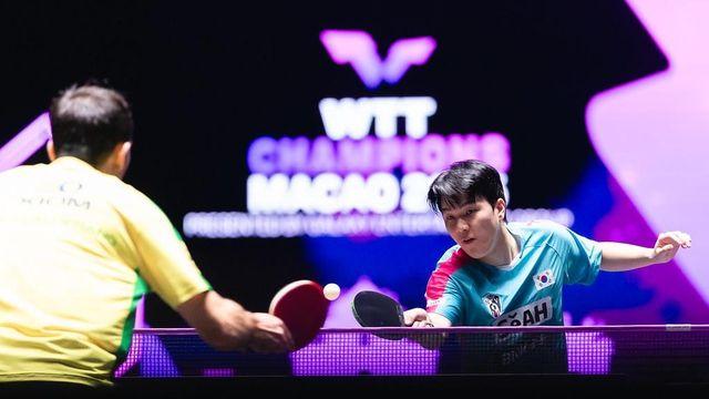 탁구 안재현, WTT 중국 스매시 16강행…세계 1위 왕추친과 대결