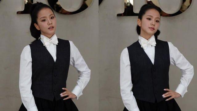 아쉽다는 반응 많은 블랙핑크 지수 디올 패션위크 착장