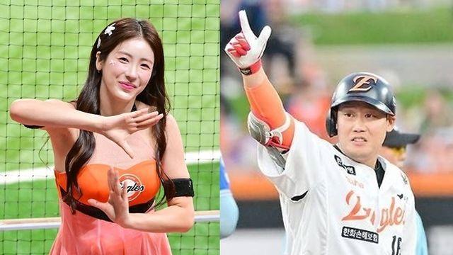 [단독] 김연정 치어리더, 4살 연하 ♥야구선수 하주석과 결혼…한화이글스 겹경사 (종합)