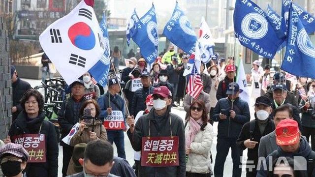 주한中대사관, 개천절 반중시위 입장 표명…