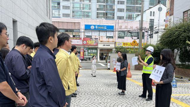 '안전 최우선 다짐' 부산시설공단, 청사 화재대응 훈련