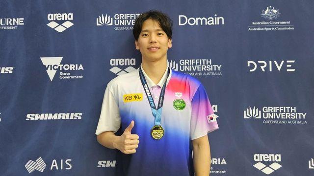 수영 이주호, 쇼트코스 배영 200ｍ 한국 신기록…호주대회 우승