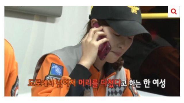 구급차에 실려가다 잘생긴 오빠를 봐서 갑자기 기분좋아짐