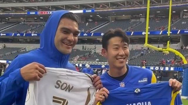 손흥민, 이번엔 북중미 월드컵 열리는 NFL 램스 구장 방문