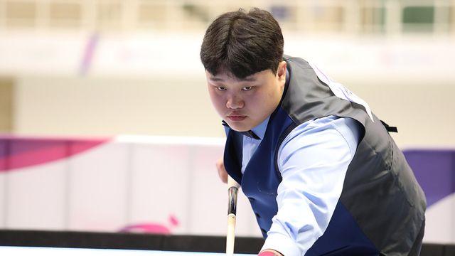 '김준태 대타' 정예성, 허정한 꺾고 전국체전 첫 결승 진출…최완영과 결승 대결