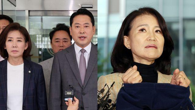 “이진숙 당장 석방하라” 국민의힘, 영등포서 항의 방문