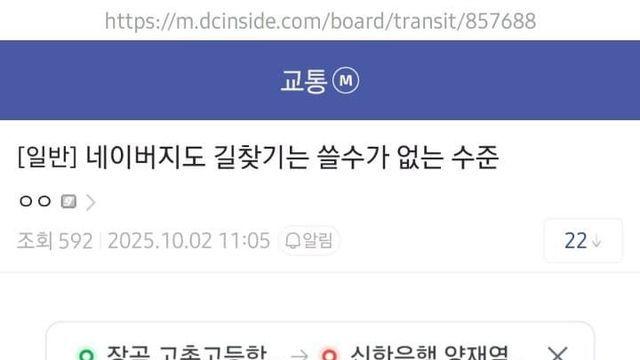 네이버지도와 카카오맵의 차이점